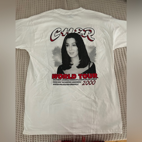 Vintage Cher World Tour 2000 Rare Concert TShirt Tee Music Icon - Picture 4 of 5